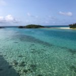 エメラルドグリーンの海