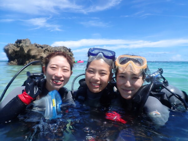 ８月４日　夏真っ盛りの宮古島！水中世界は気持ちいい～♪ダイビングにシュノーケリングに大満喫！